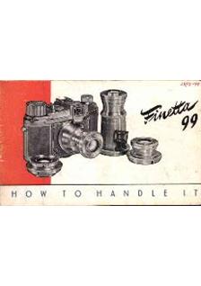 Finetta 99 manual. Camera Instructions.